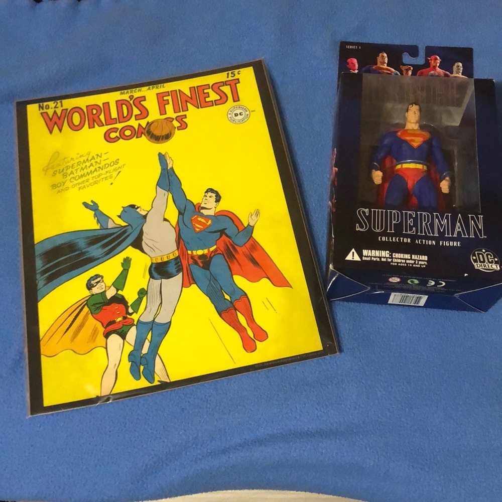 Superman Print and Collectors Edition figure